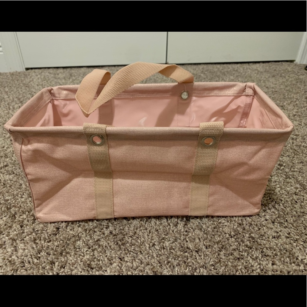 Metallic Pink Tiny Utility Tote